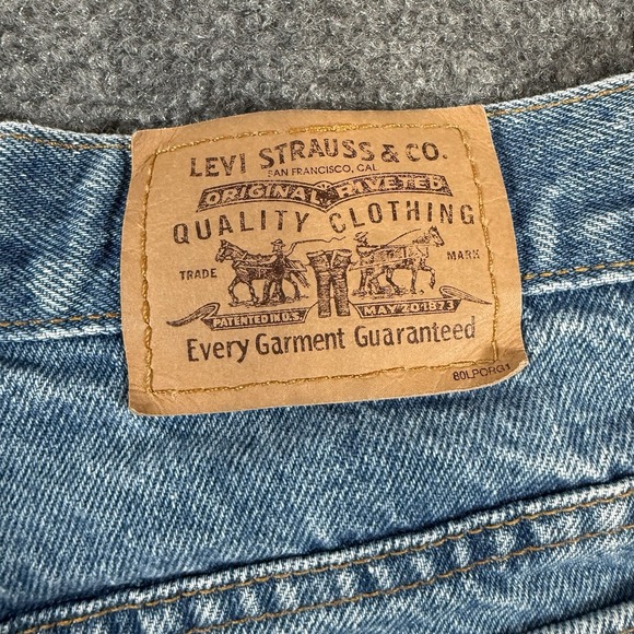 Vintage Levi's Orange Tab Jeans Womens 30 (Fits 28x32) Blue Straight Leg Denim‎ - Picture 5 of 16